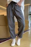 Anine Soft Touch Zip Jogger Washed Grey